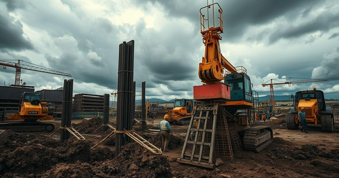 Crava&ccedil;&atilde;o de Estaca Prancha: T&eacute;cnicas e Vantagens para Constru&ccedil;&otilde;es Seguras