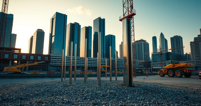 Estaca Met&aacute;lica: Vantagens e Aplica&ccedil;&otilde;es na Constru&ccedil;&atilde;o Civil