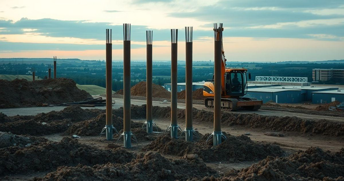 Estacas Cravadas por Prensagem: Entenda Como Funcionam