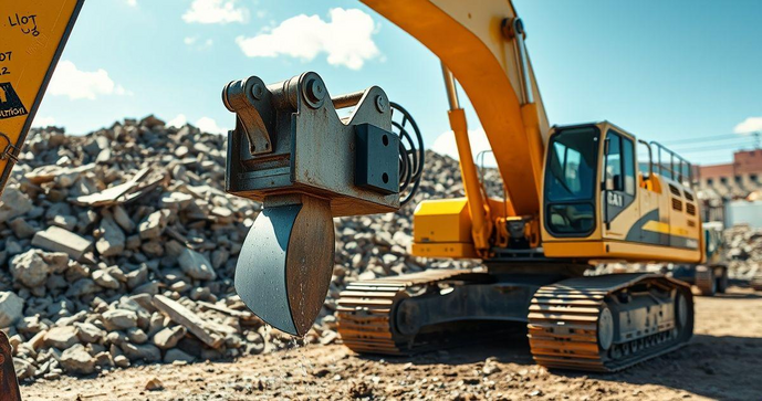 Rompedor hidr&aacute;ulico para escavadeira &eacute; a solu&ccedil;&atilde;o ideal para demoli&ccedil;&otilde;es