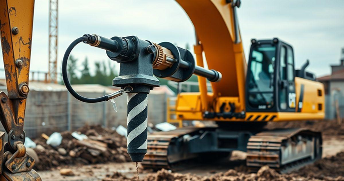 Como Escolher o Martelo Hidr&aacute;ulico Ideal para Retroescavadeira