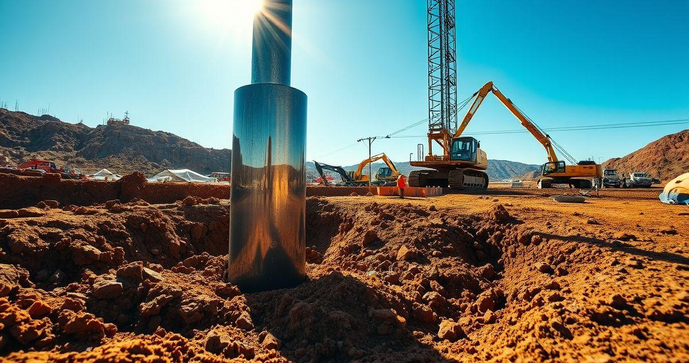 Estaca Met&aacute;lica Cravada &eacute; a Solu&ccedil;&atilde;o Ideal para Estruturas Dur&aacute;veis e Seguras